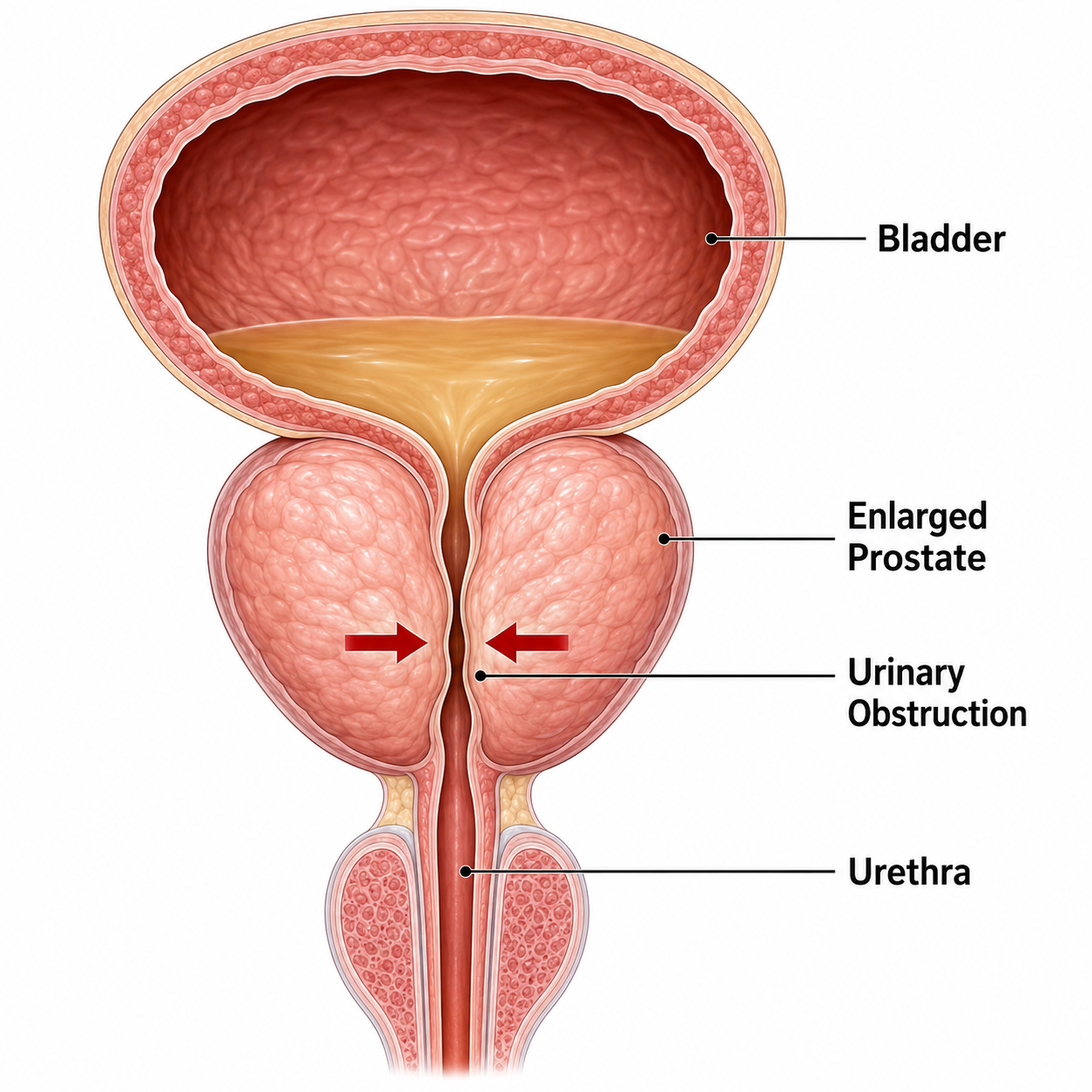 Enlarged Prostate with Urinary Obstruction