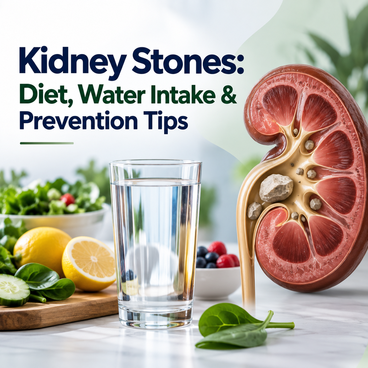 Kidney Stones: Diet, Water Intake & Prevention Tips